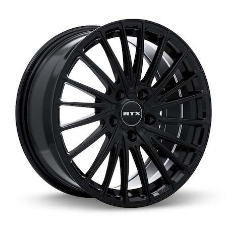 Rtx Alloy Wheel, Polar 17x7.5 5x114.3 ET40 CB73.1 Gloss Black 083049